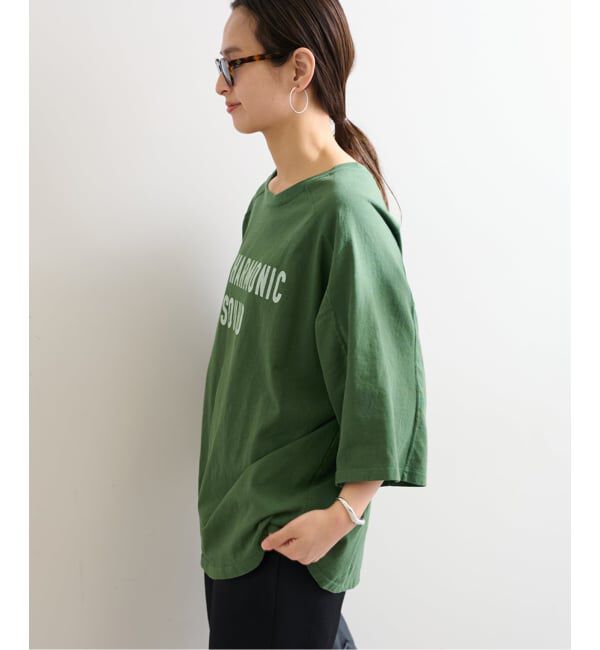 FRAMeWORK「≪一部カラーWEB限定 / 追加≫NEWハーフスリーブロゴTEE」|Tシャツ・カットソー|