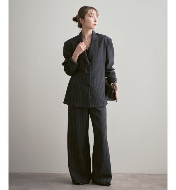 NOBLE「《NOBLE別注》MIRKO BERTOLA/ミルコベルトラ ストライプパンツ」|スラックス|