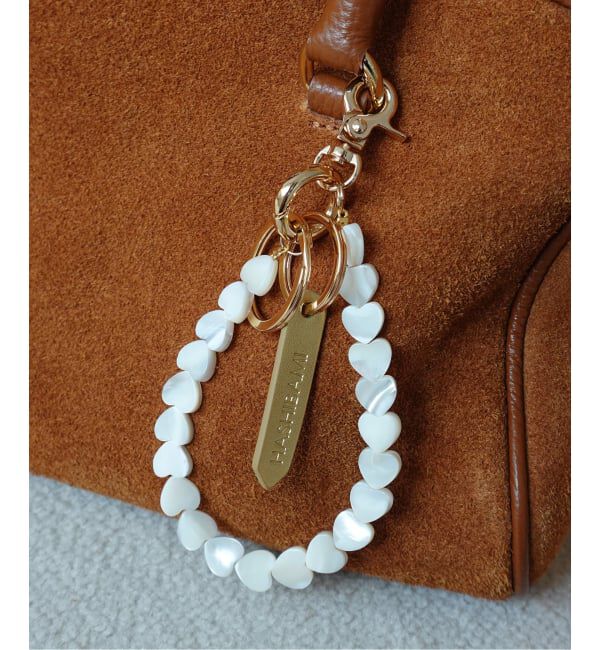 Spick and Span「《予約》HASHIBAMI / ハシバミ シェルハートスマホストラップ」|その他|