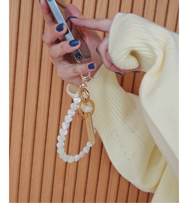 Spick and Span「《予約》HASHIBAMI / ハシバミ シェルハートスマホストラップ」|その他|