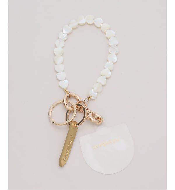 Spick and Span「《予約》HASHIBAMI / ハシバミ シェルハートスマホストラップ」|その他|