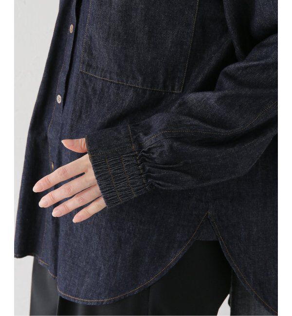 「【Munich/ミューニック】washed slub denim shirt」|シャツ・ブラウス|