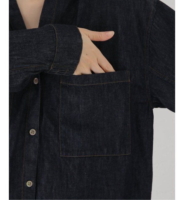  「【Munich/ミューニック】washed slub denim shirt」|シャツ・ブラウス|