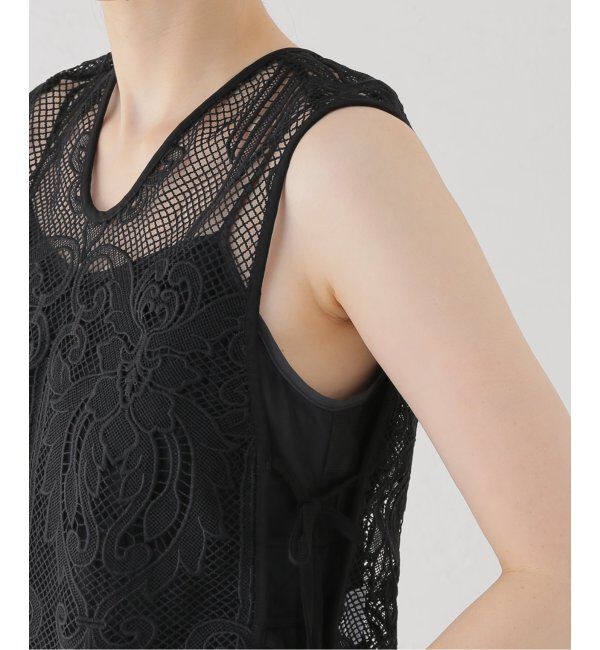  「ケミカルレースベストセットドレス」|ドレス|