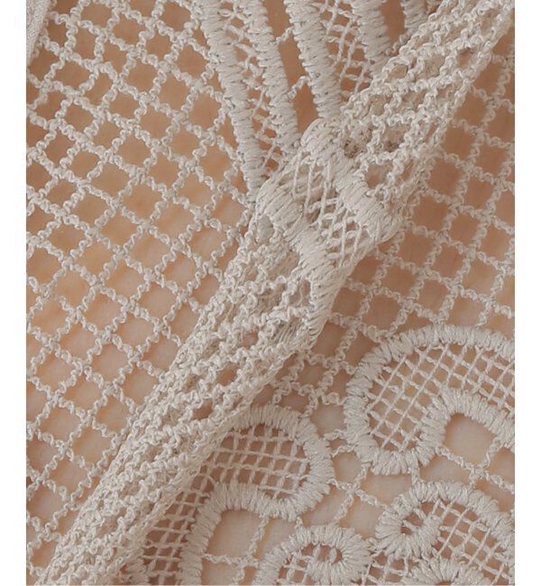  「ケミカルレースベストセットドレス」|ドレス|