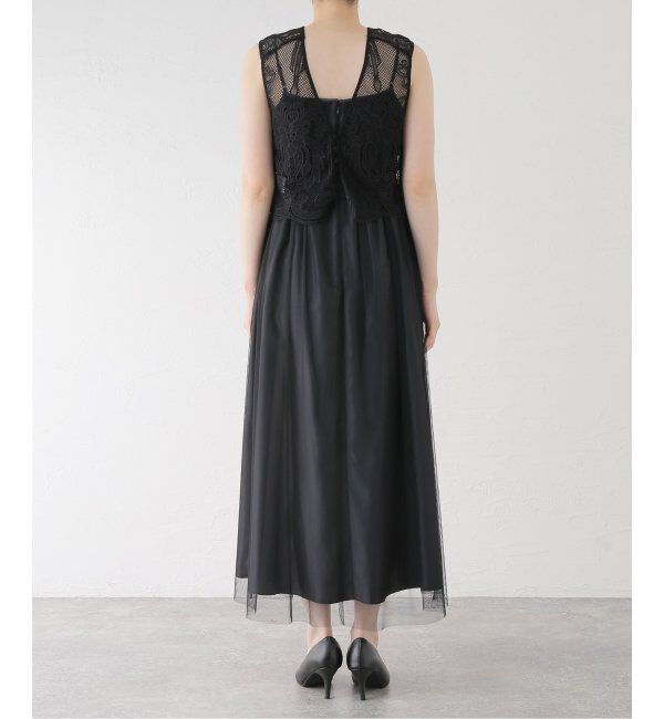  「ケミカルレースベストセットドレス」|ドレス|