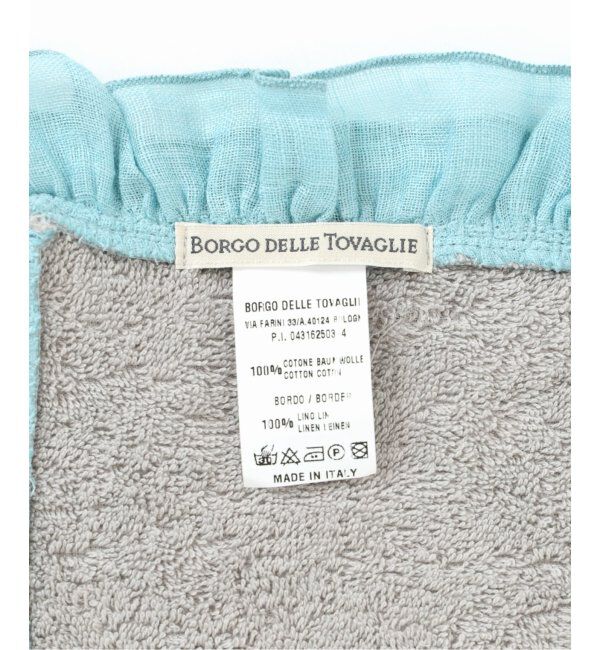  「BORGO DELLE TOVAGLIE/ボルゴ デレ トヴァーリエ 別注フリルミニタオル」|ハンカチ|