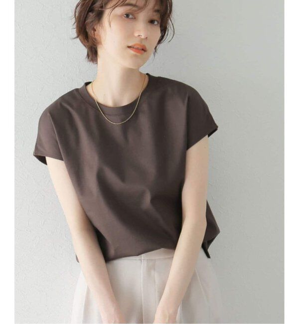  「《追加》【洗える】スムースハイネックプルオーバー」|Tシャツ・カットソー|ブラウン