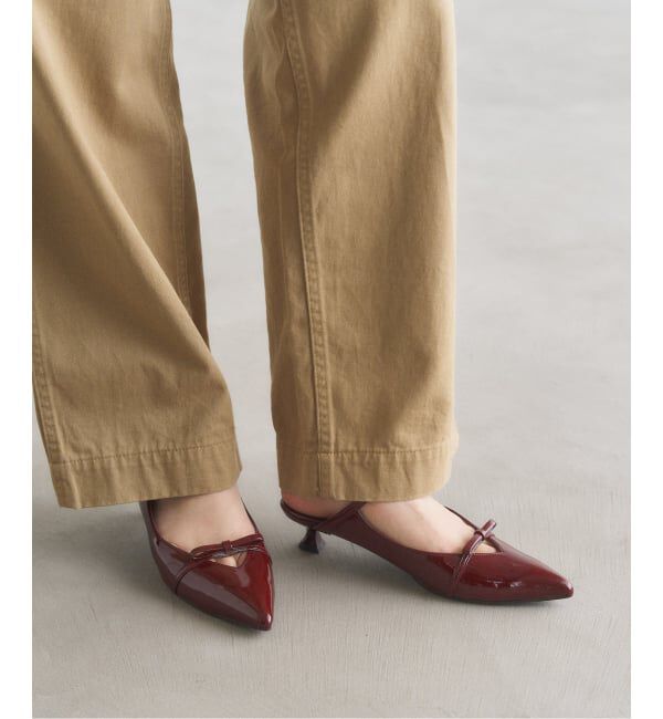  「3.5cmリボンストラップミュール」|パンプス|