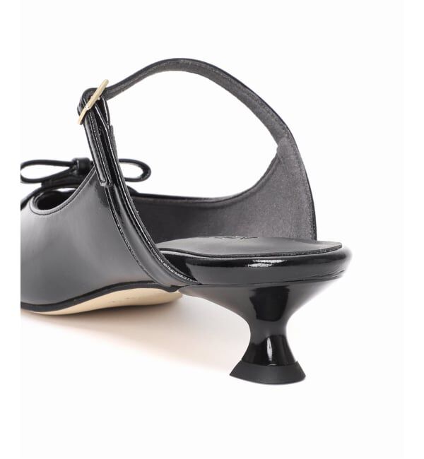  「3.5cmリボンストラップミュール」|パンプス|