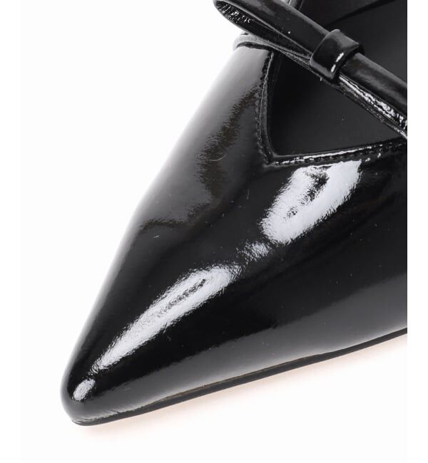  「3.5cmリボンストラップミュール」|パンプス|