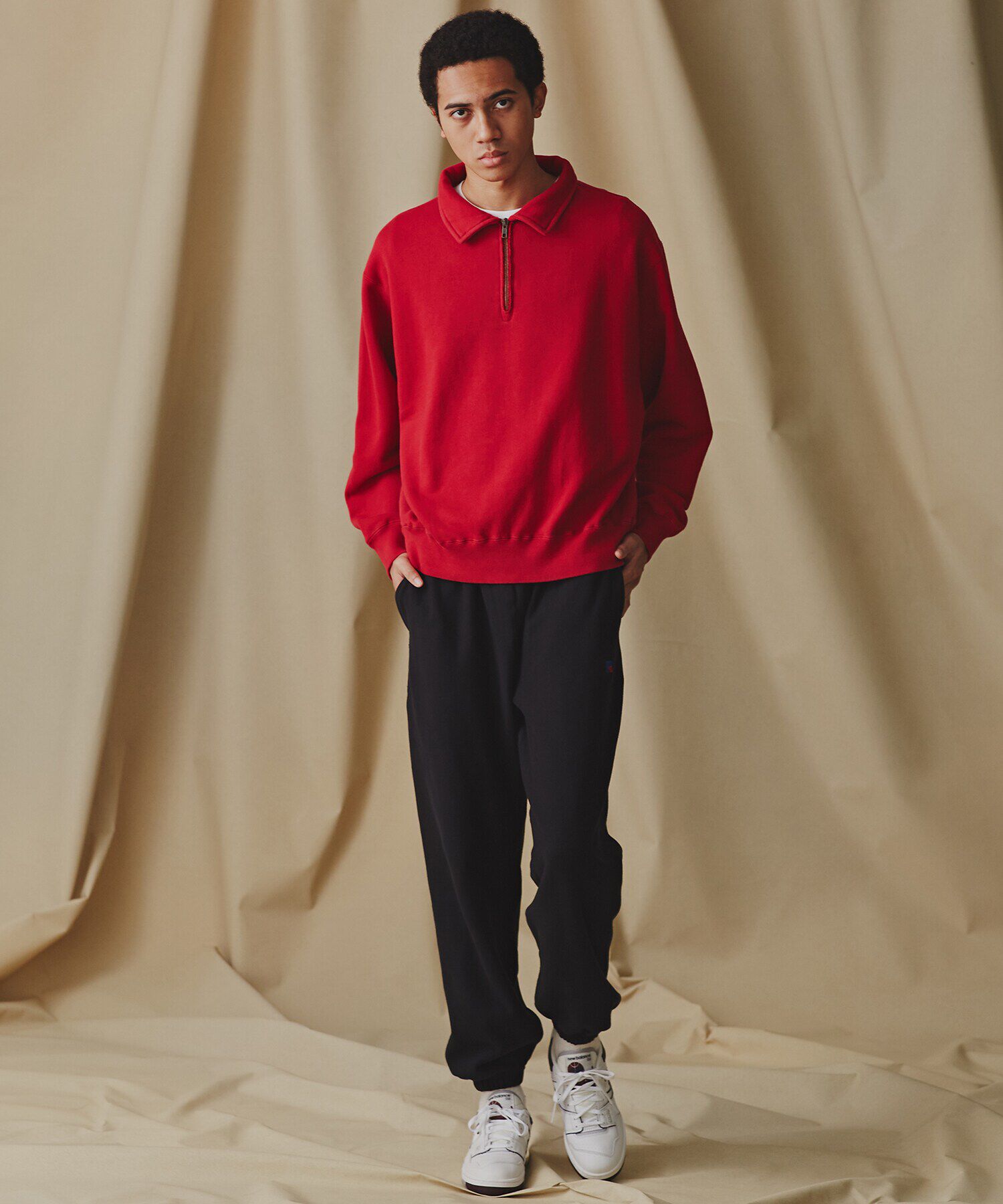 nano･universe「RUSSELL ATHLETIC/別注 ハーフジップ」|Tシャツ・カットソー|