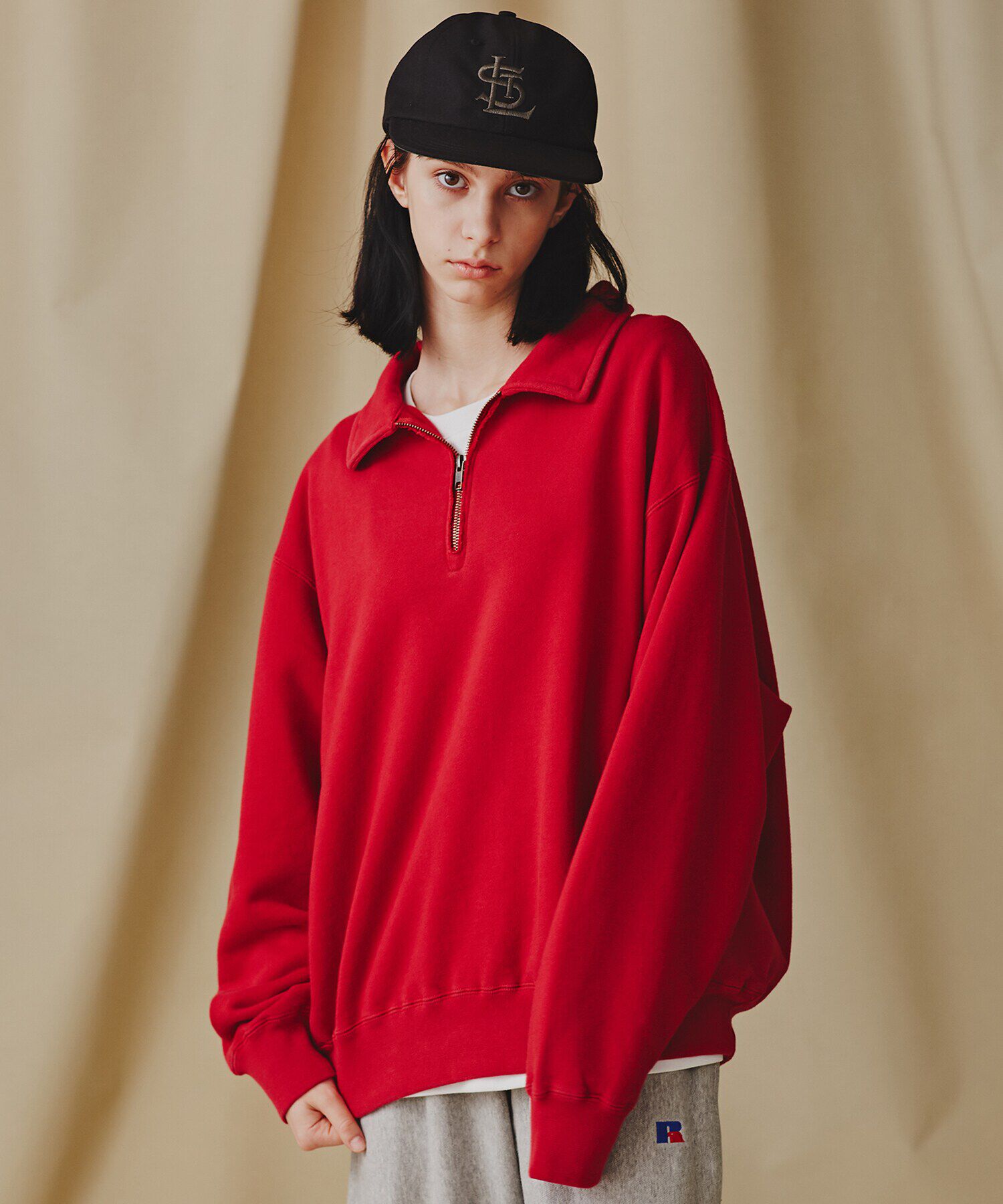 nano･universe「RUSSELL ATHLETIC/別注 ハーフジップ」|Tシャツ・カットソー|