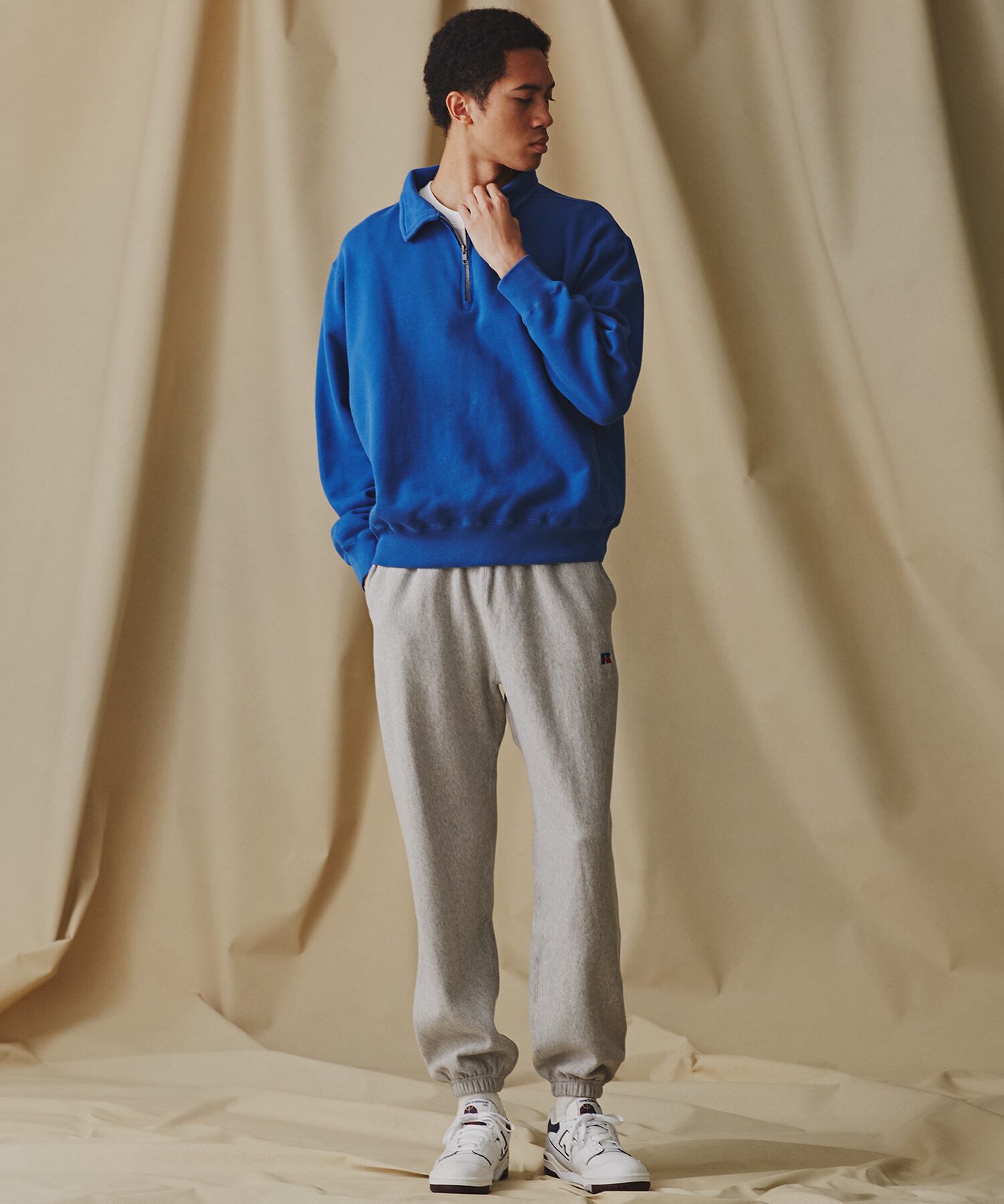 nano･universe「RUSSELL ATHLETIC/別注 ハーフジップ」|Tシャツ・カットソー|