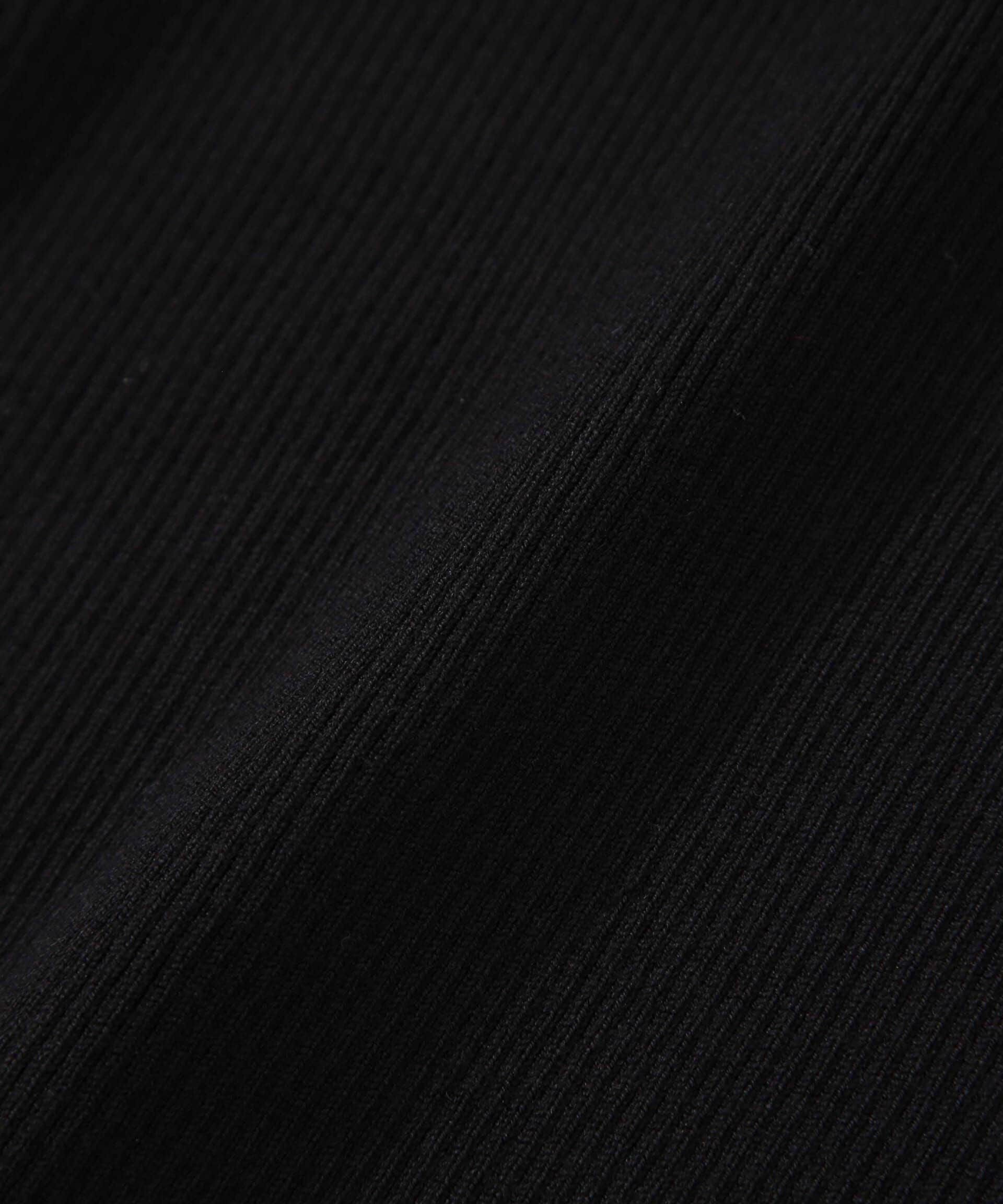 nano･universe「椿オイル加工リブタートルニット」|ニット・セーター|