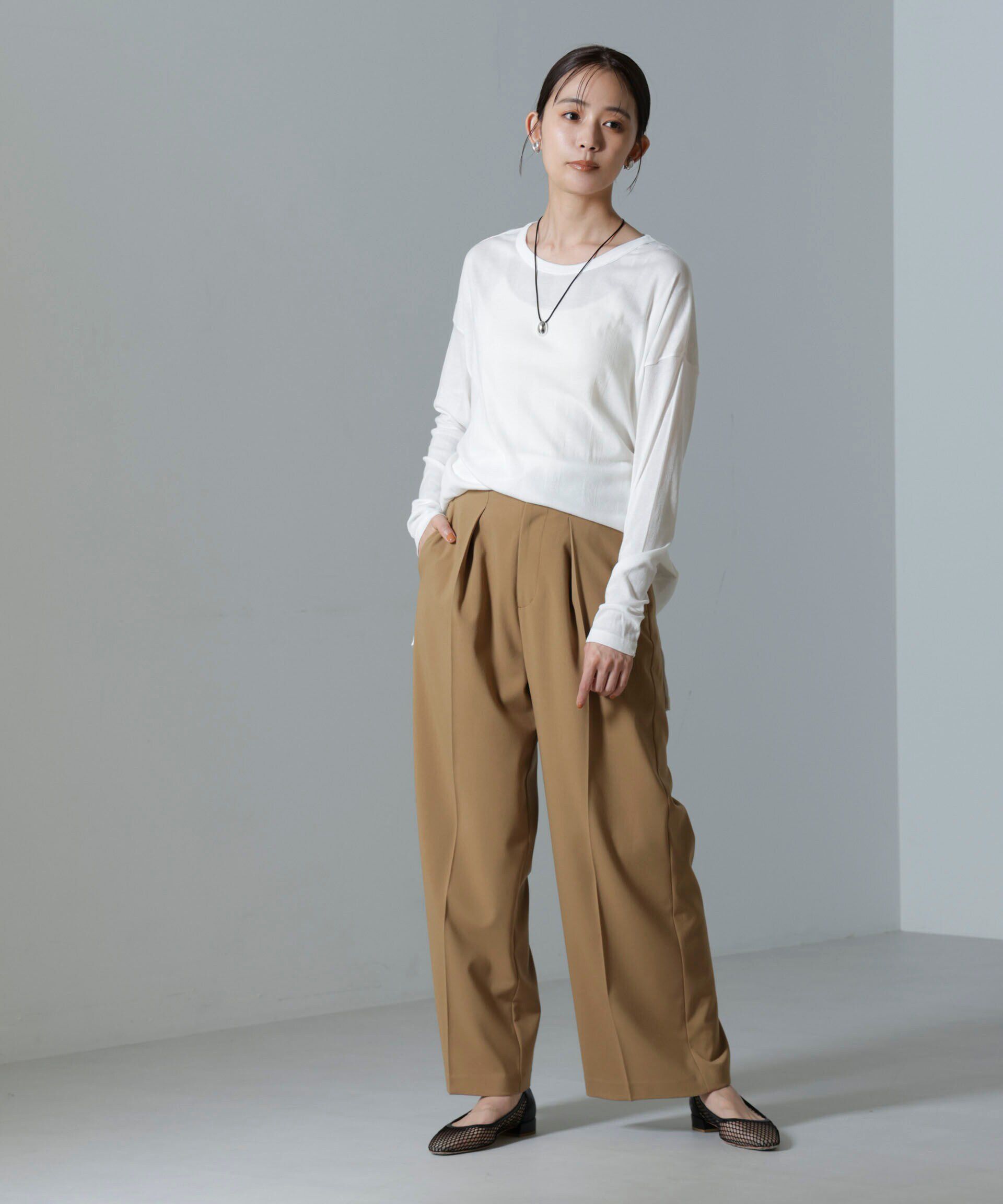 nano･universe「Robert P. Miller/Lightrib turtle Crew L/S tee」|Tシャツ・カットソー|