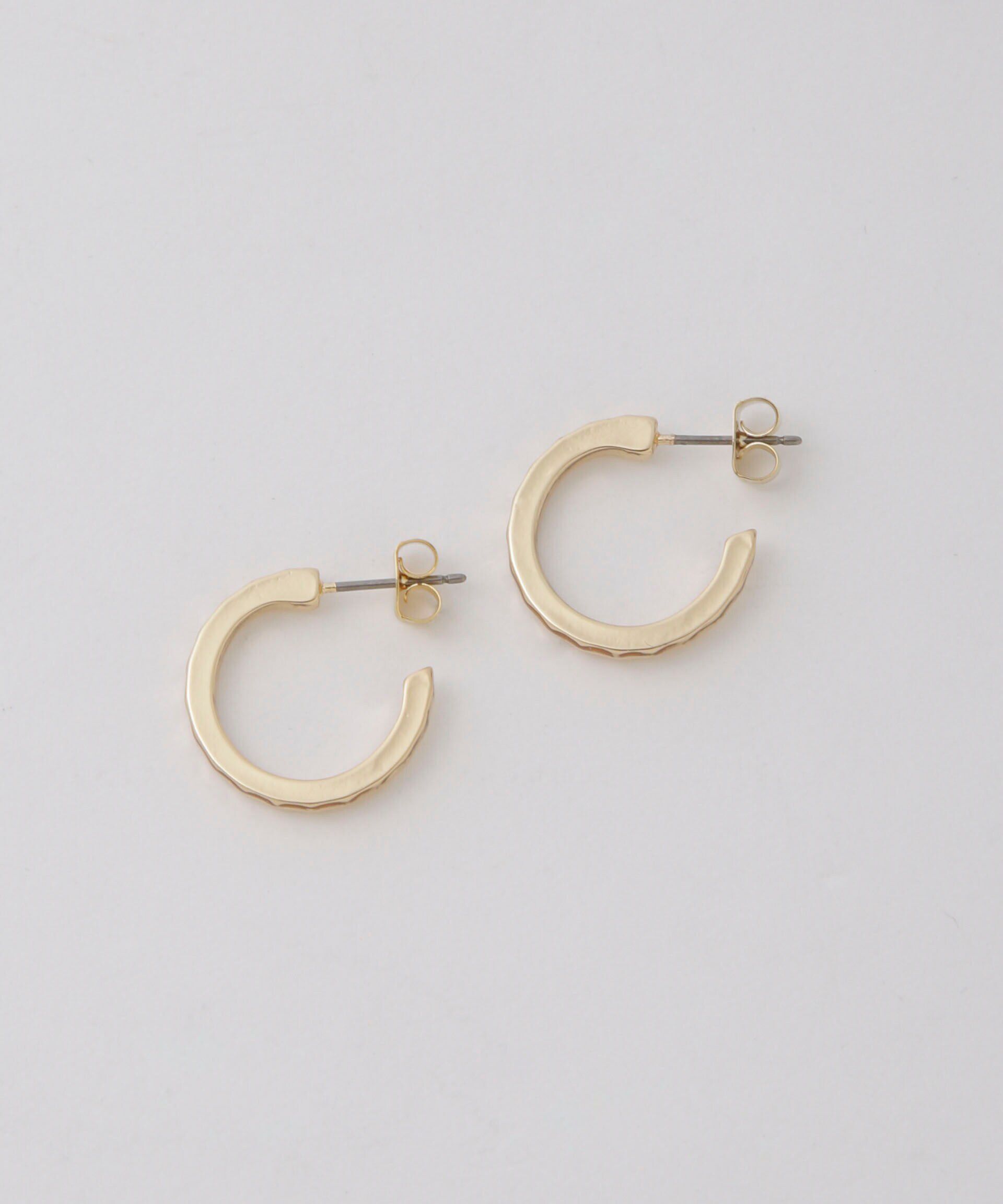 nano･universe「フープモチーフピアス」|ピアス|