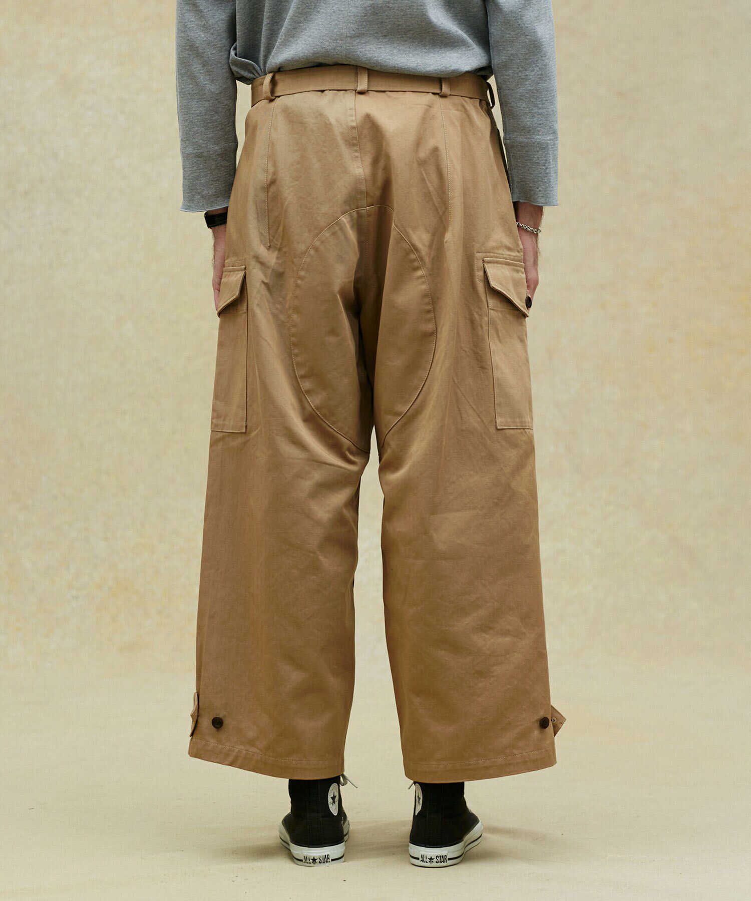 nano･universe「LB.02/ダブルニ―モーターサイクルパンツ」|チノ|