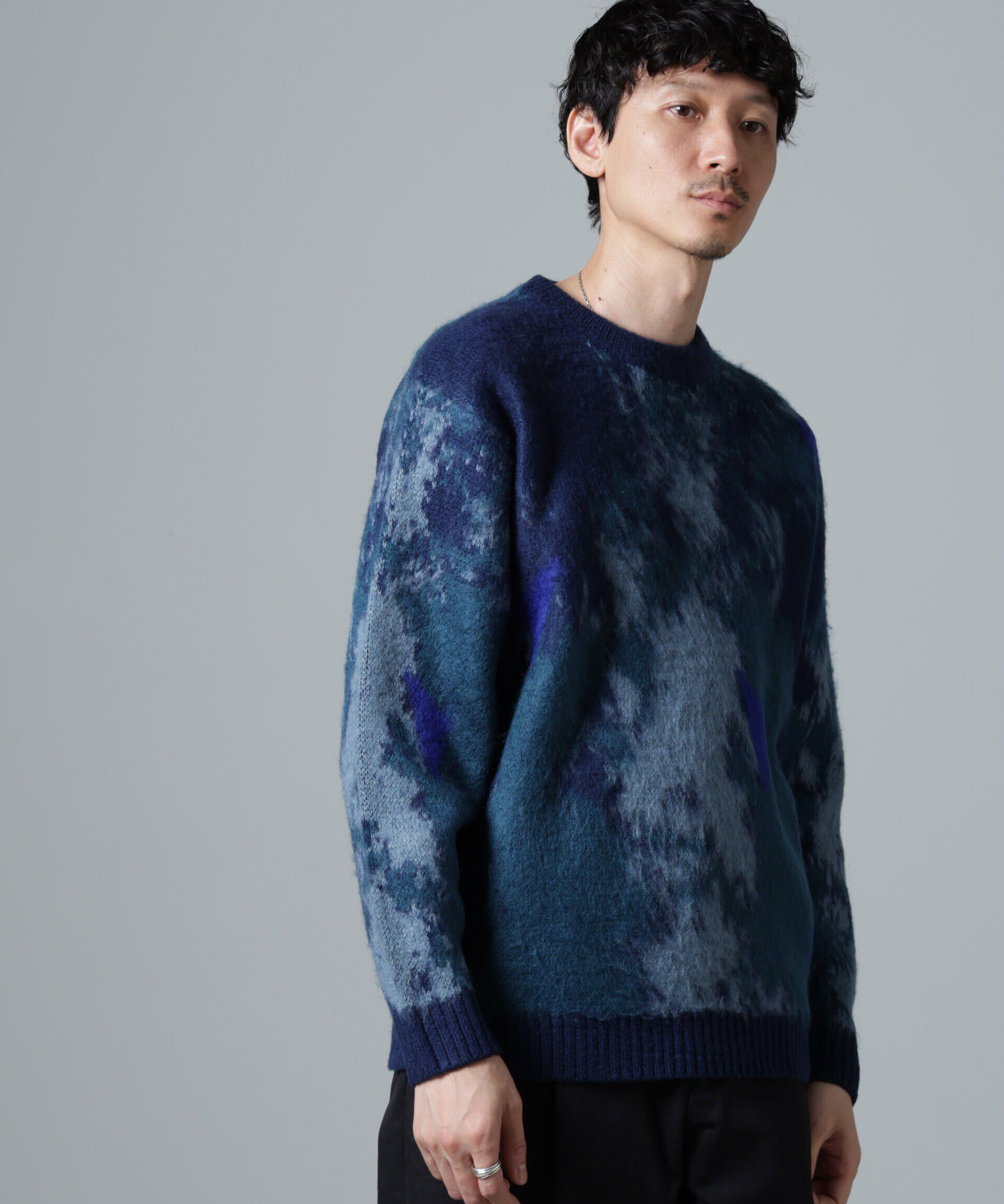 nano･universe「アート柄クルーネックニット」|ニット・セーター|パターン21