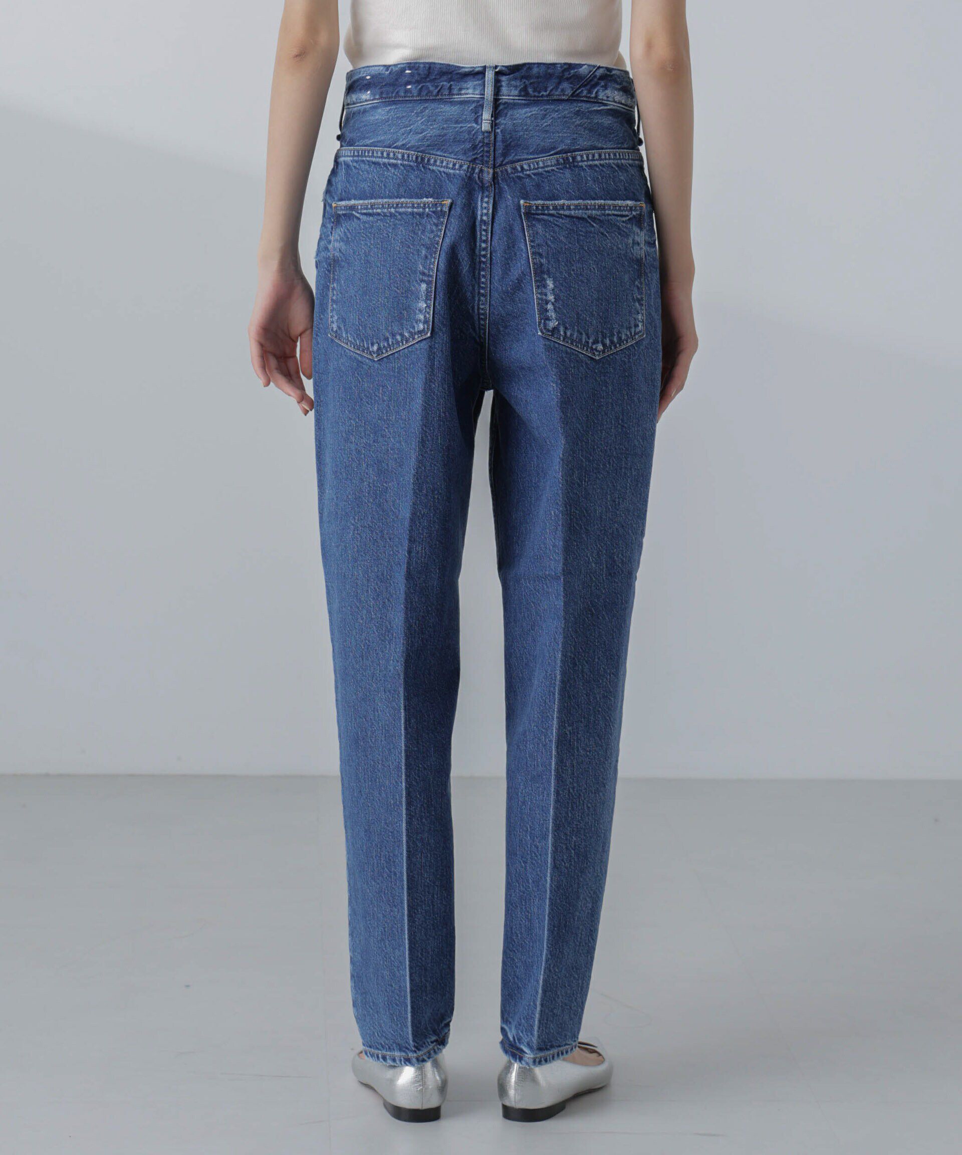 nano･universe「upper hights/THE MISS テーパードデニム」|チノ|