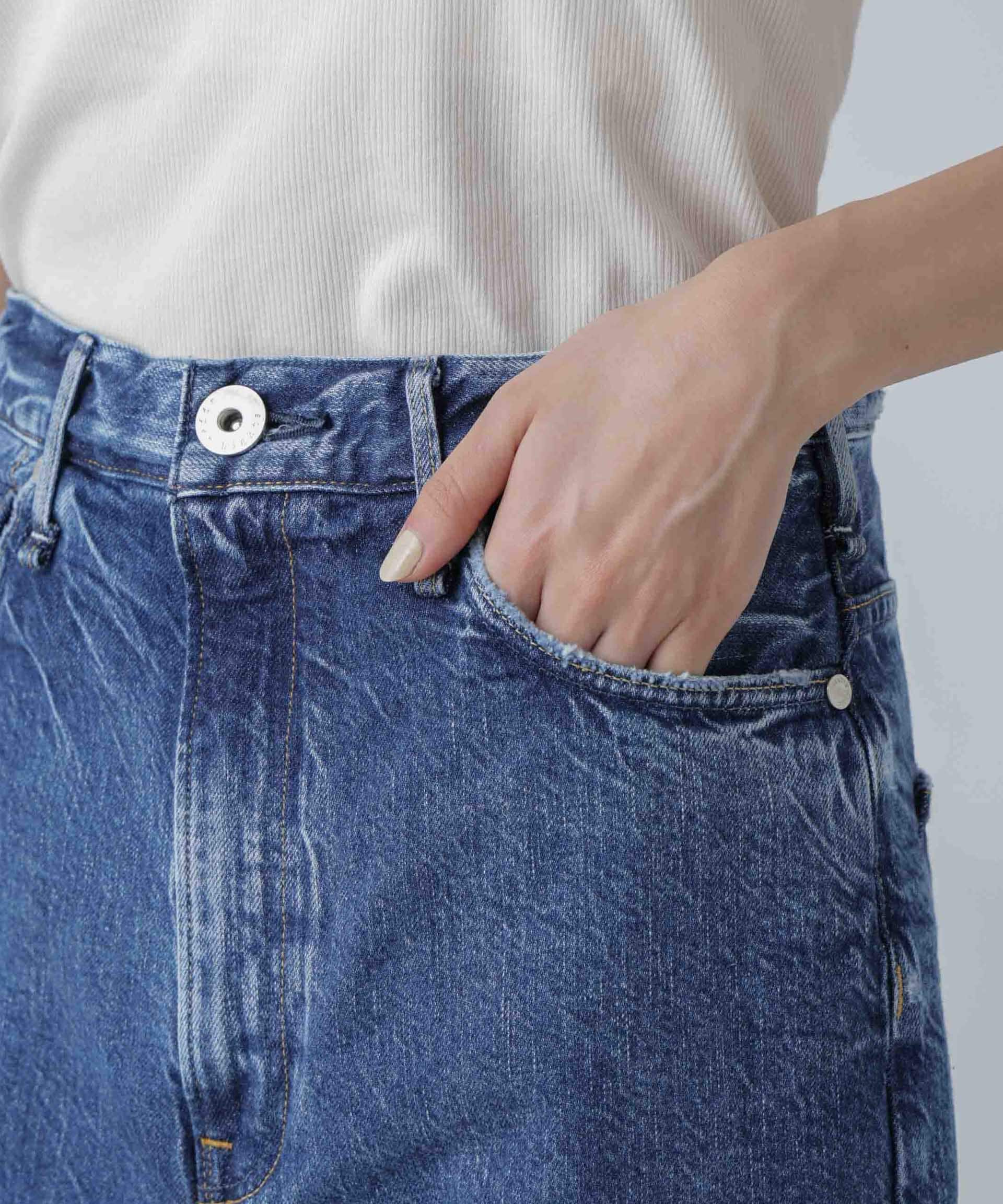 nano･universe「upper hights/THE MISS テーパードデニム」|チノ|