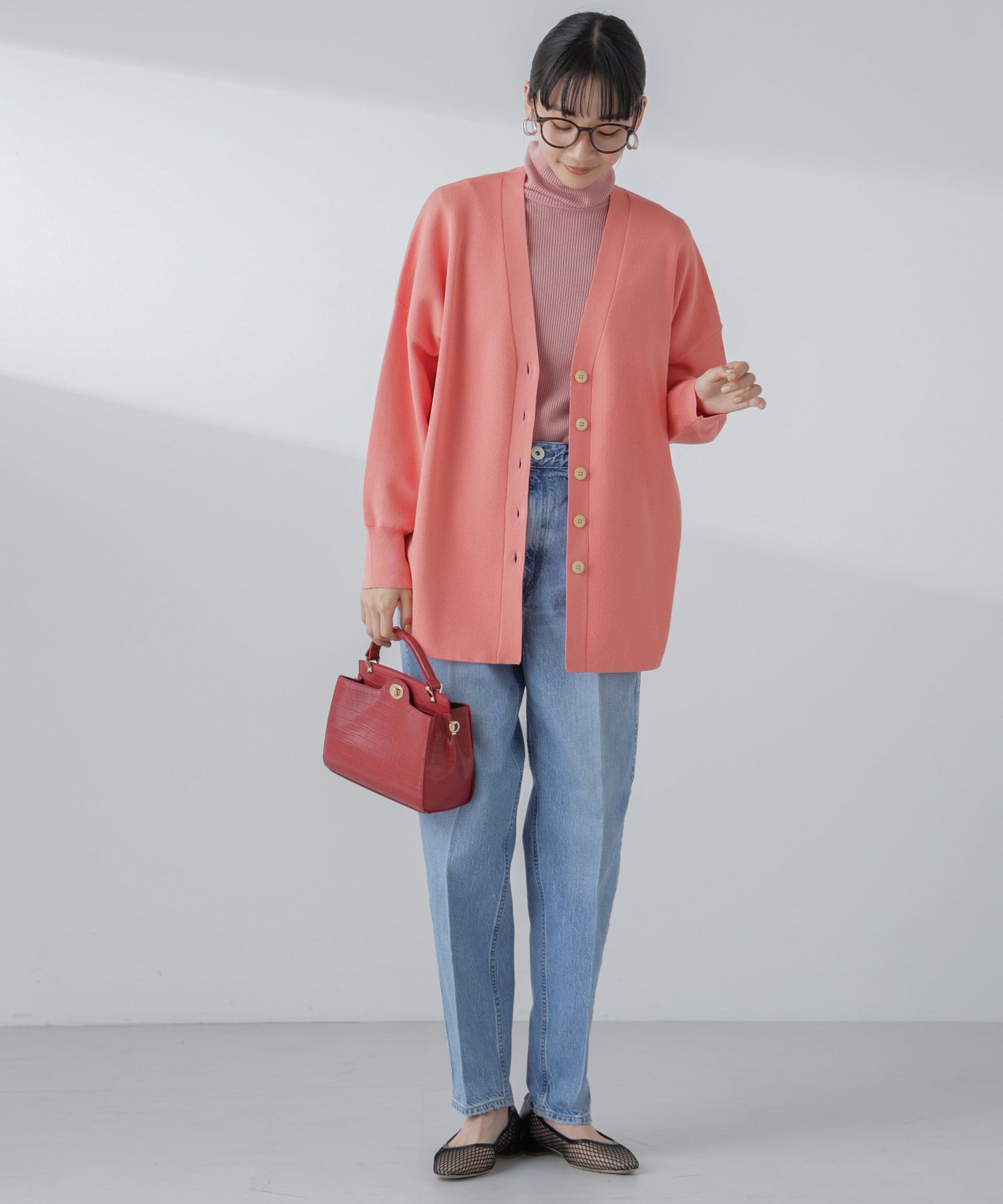 nano･universe「upper hights/THE MISS テーパードデニム」|チノ|