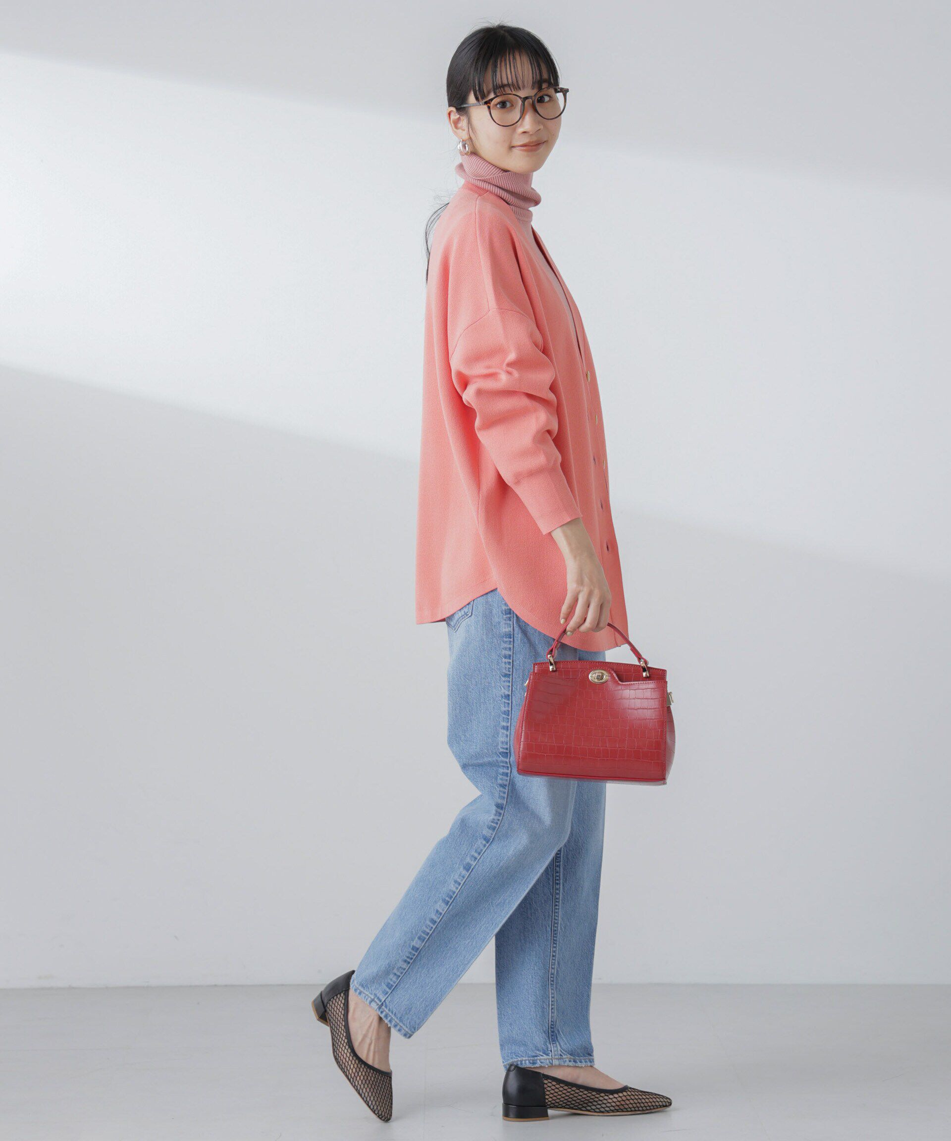 nano･universe「upper hights/THE MISS テーパードデニム」|チノ|