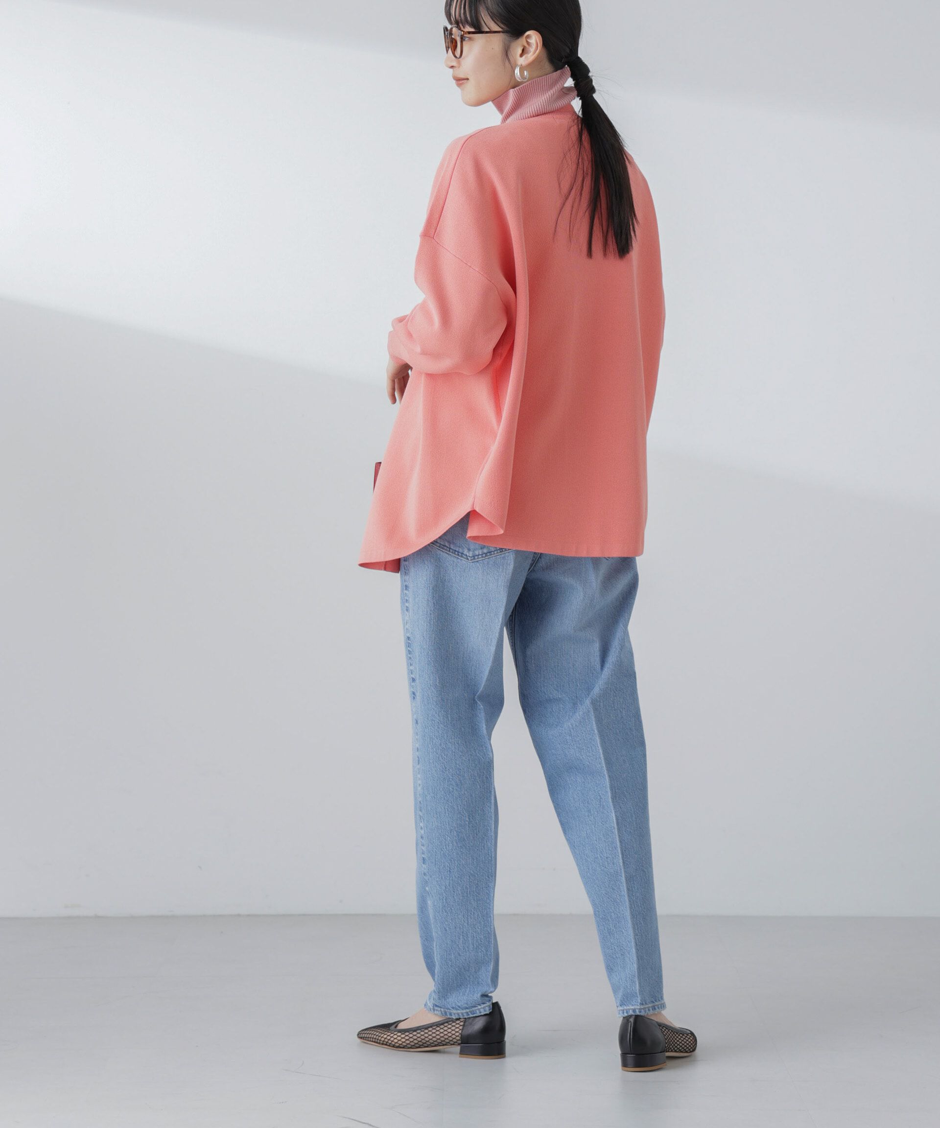 nano･universe「upper hights/THE MISS テーパードデニム」|チノ|