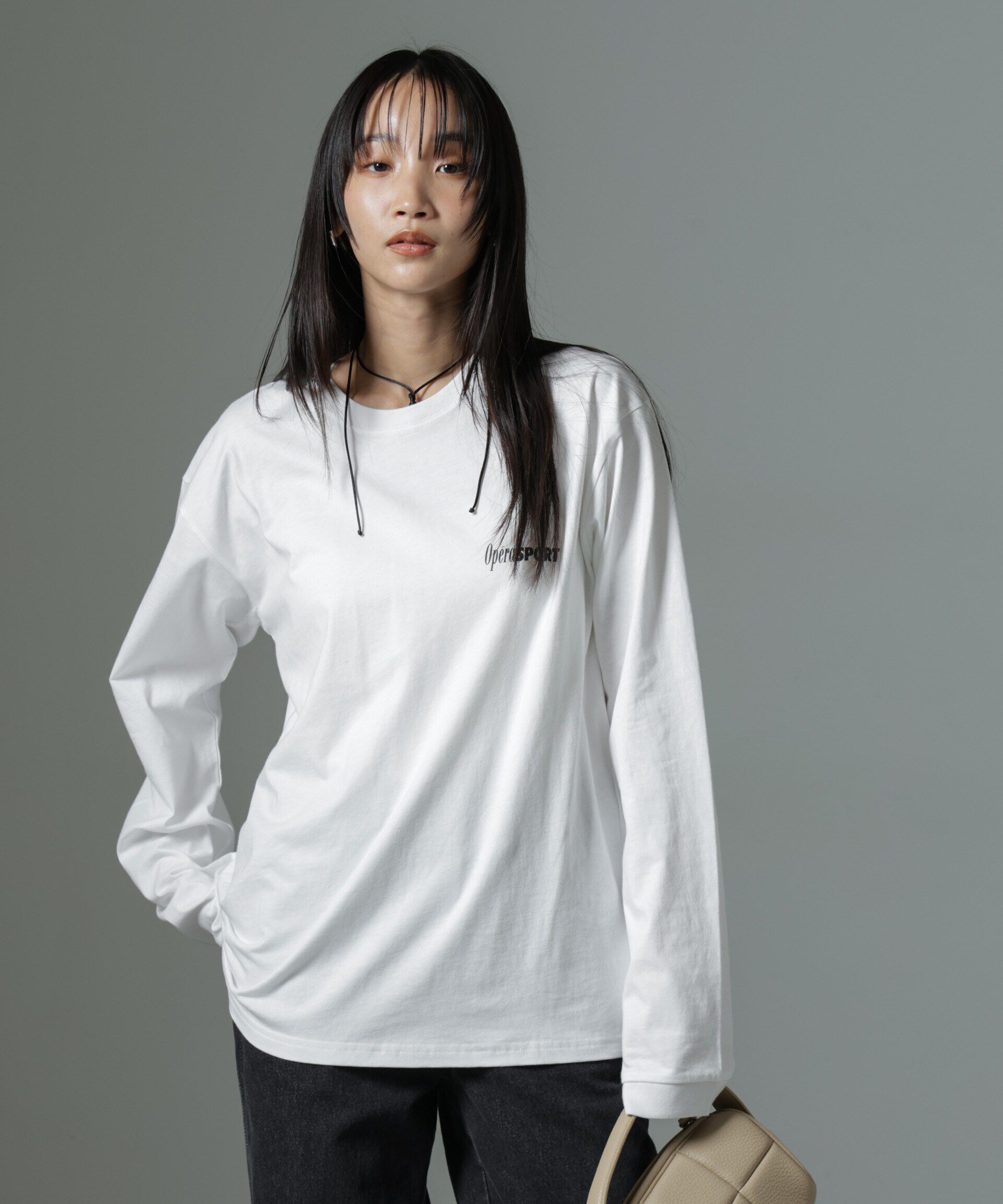 nano･universe「OperaSPORT/CLAUDETTE UNISEX T-SHIRT」|Tシャツ・カットソー|ホワイト