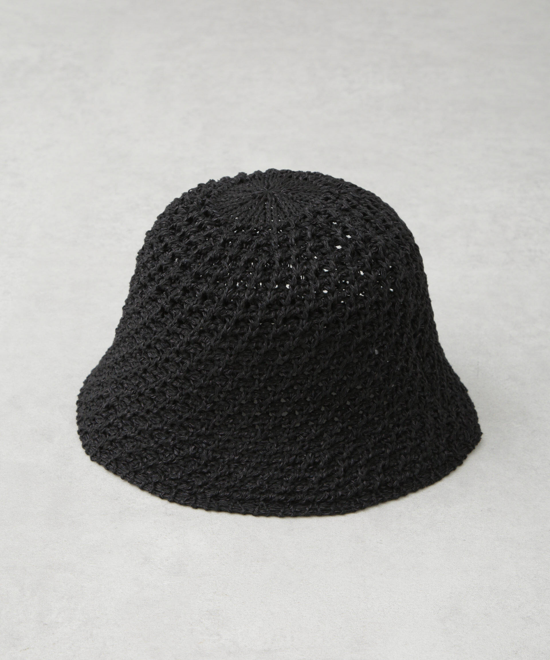 nano･universe「透かし編みサーモハット」|キャップ・キャスケット|