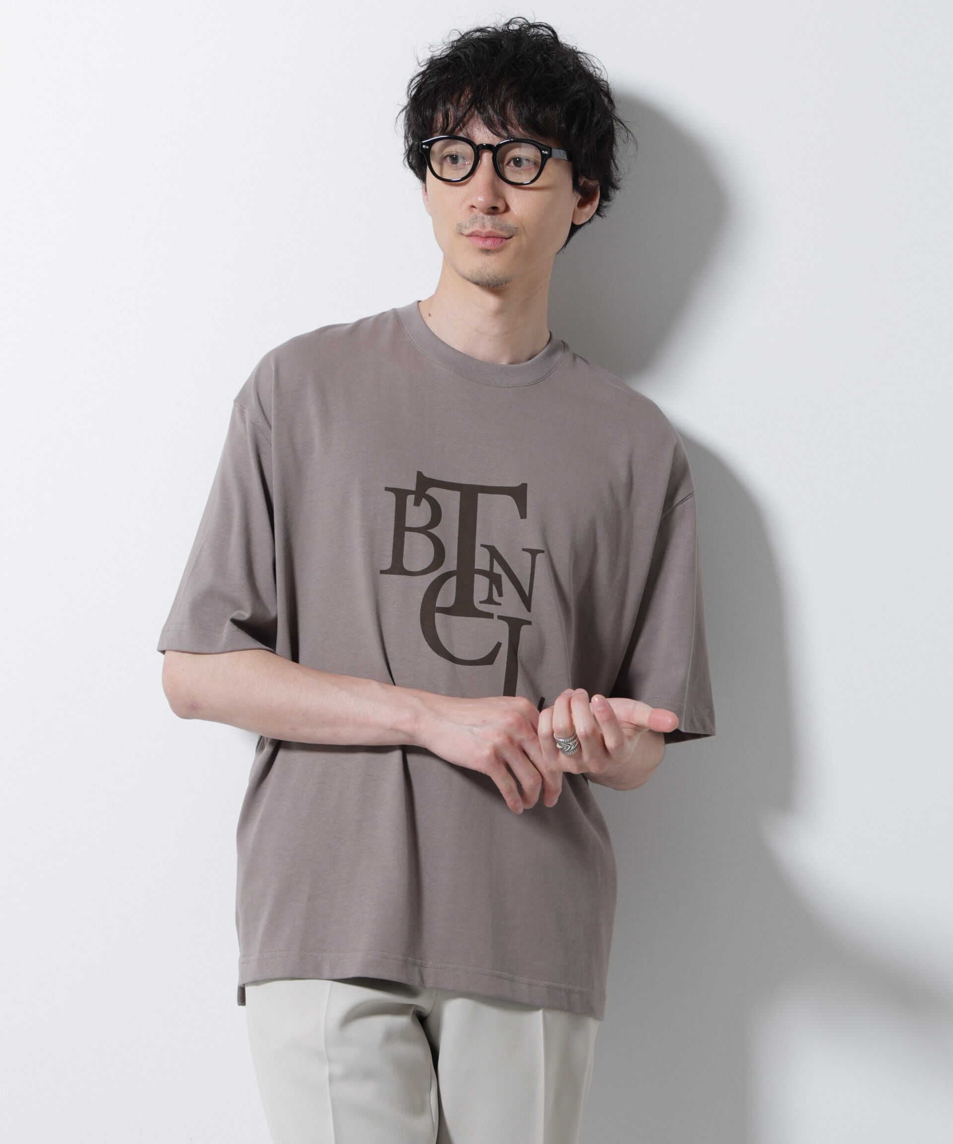nano･universe「「BOTANICAL」エディトリアル プリントTシャツ」|Tシャツ・カットソー|