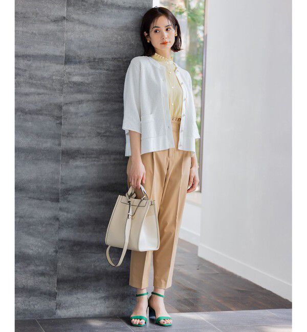 組曲「【WEB限定】ツィードニット 半袖ジャケット」|ニット・セーター|