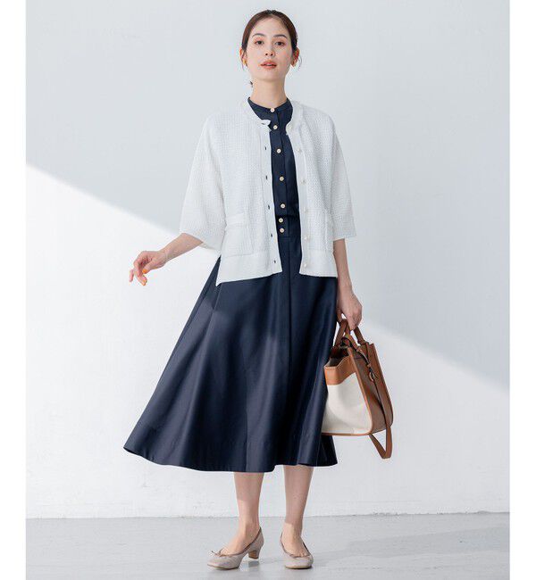 組曲「【WEB限定】ツィードニット 半袖ジャケット」|ニット・セーター|