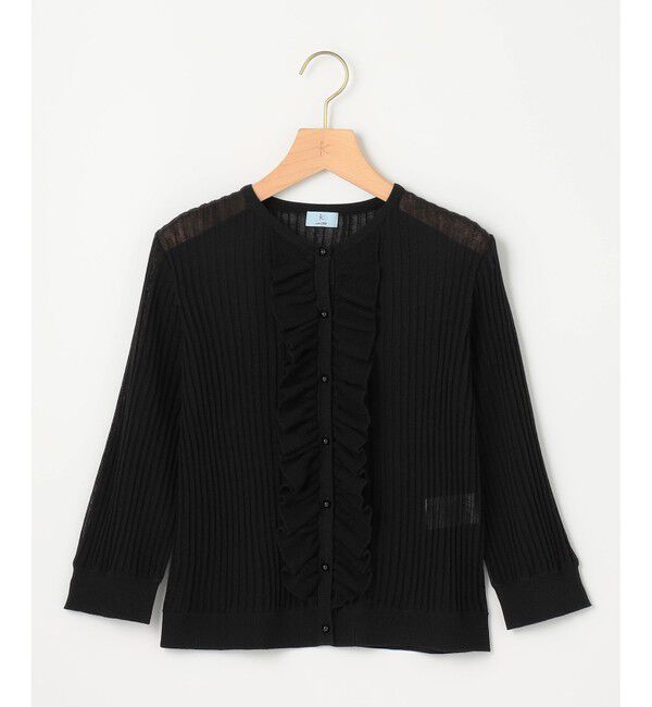 組曲「シアーニット フリルカーディガン」|カーディガン|