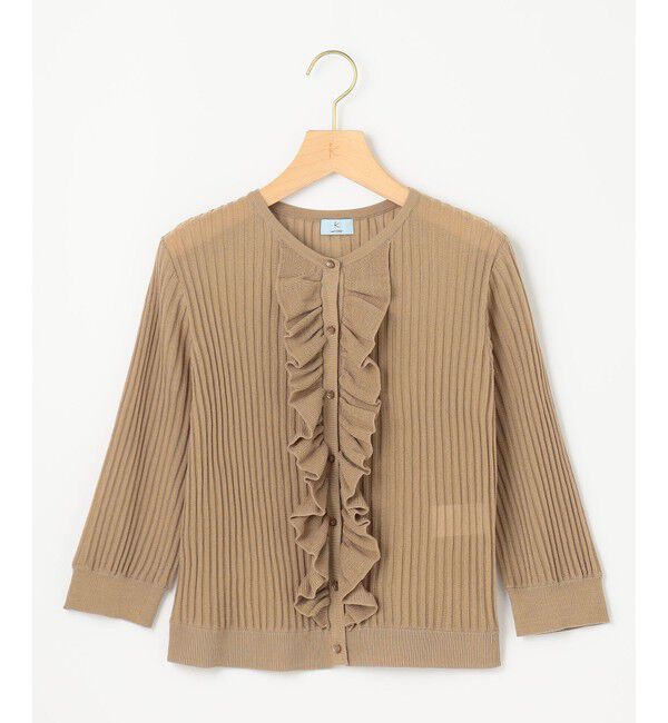 組曲「シアーニット フリルカーディガン」|カーディガン|