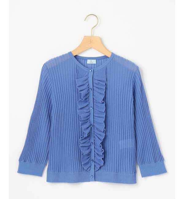 組曲「シアーニット フリルカーディガン」|カーディガン|