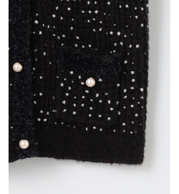 組曲「【WEB限定】スノーネップツイード ニットジャケット」|カーディガン|