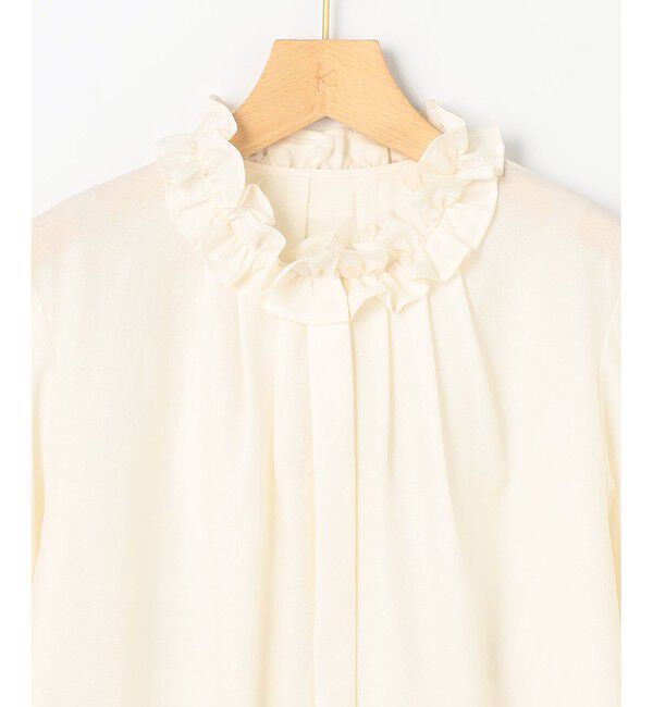 組曲「【加藤ローサさん着用】アンティークオーガンフリル ブラウス」|シャツ・ブラウス|