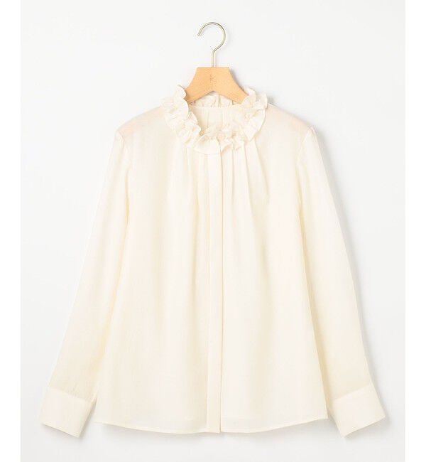 組曲「【加藤ローサさん着用】アンティークオーガンフリル ブラウス」|シャツ・ブラウス|