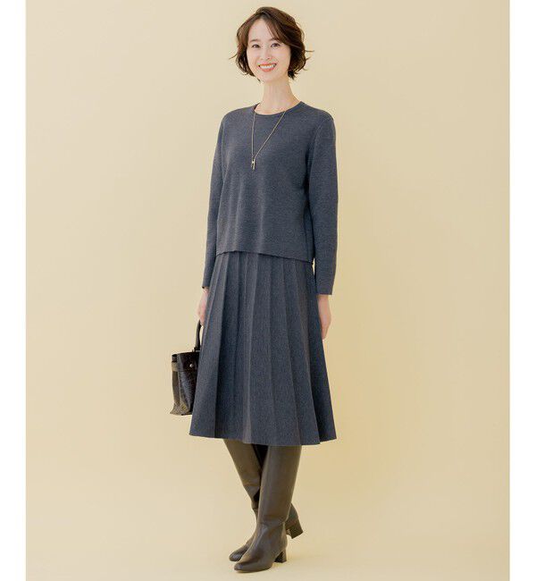 自由区「【ご好評につきWEBのみ新色追加/洗える/マルチウェイ】リバーシブルニット セットアップ」|スーツ|