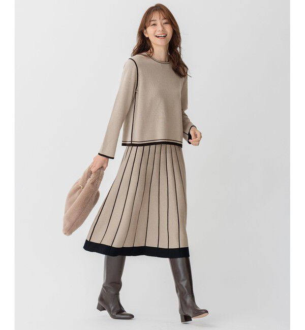 自由区「【ご好評につきWEBのみ新色追加/洗える/マルチウェイ】リバーシブルニット セットアップ」|スーツ|