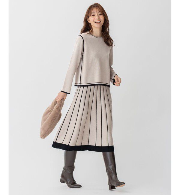 自由区「【ご好評につきWEBのみ新色追加/洗える/マルチウェイ】リバーシブルニット セットアップ」|スーツ|