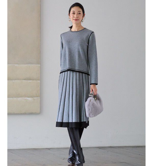 自由区「【ご好評につきWEBのみ新色追加/洗える/マルチウェイ】リバーシブルニット セットアップ」|スーツ|