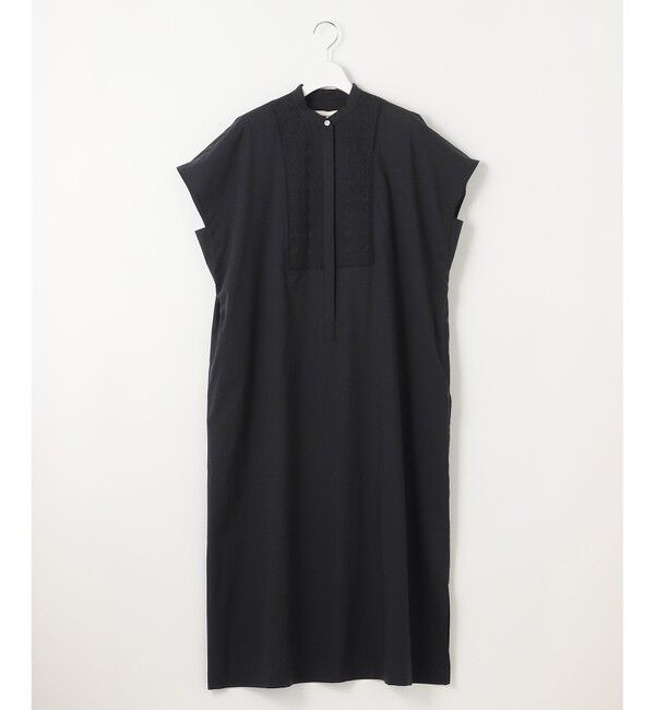 自由区「【洗える・XSサイズあり】ジオメトリックエンブロイダリーシャツ ワンピース」|ワンピース|