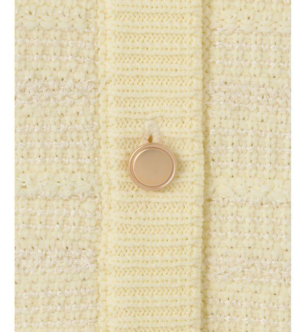 自由区「【WEB限定カラーあり・洗える】テクスチャーコットンブレンドニット アウター」|カーディガン|