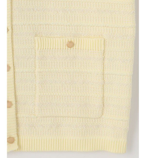 自由区「【WEB限定カラーあり・洗える】テクスチャーコットンブレンドニット アウター」|カーディガン|