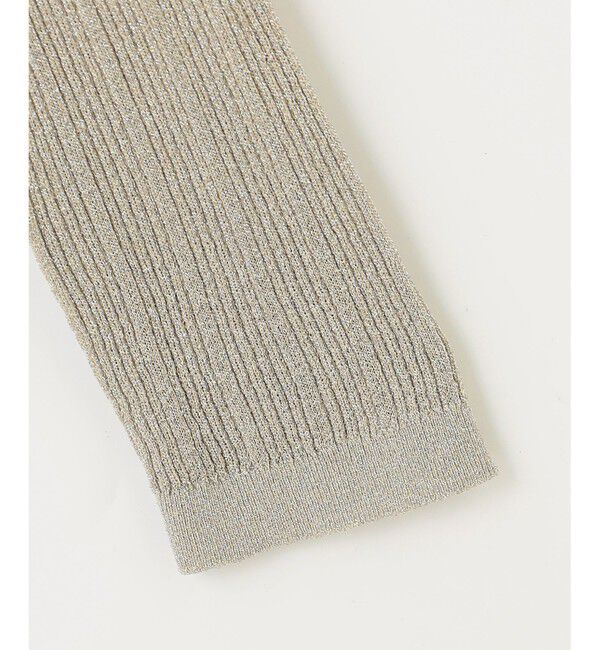 自由区「【カタログ掲載・アンサンブル対応・洗える】グリッターリブ カーディガン」|カーディガン|