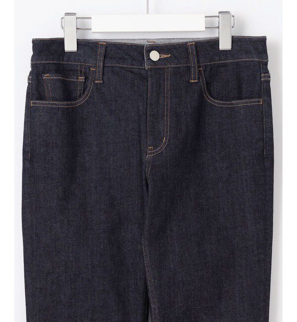 自由区「【洗える】365デニムスリムストレート パンツ」|デニム|