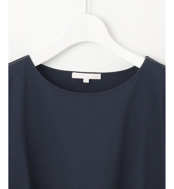 自由区「【接触冷感・UVカット・吸水速乾・抗菌防臭・洗える】ハイツイストポンチスリーブディティール カットソー」|Tシャツ・カットソー|