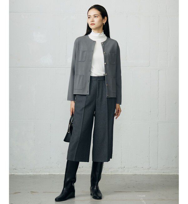 自由区「レーヨンストレッチ カーディガン」|カーディガン|